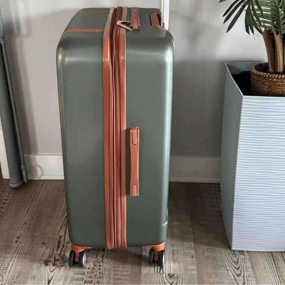 Badgley Mischka Mia 26”Luggage Spinner Vintage Vegan Exp Travel Bag suitcase - Picture 14 of 14